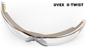 عینک ایمنی UVEX مدل PHEOS CX2 